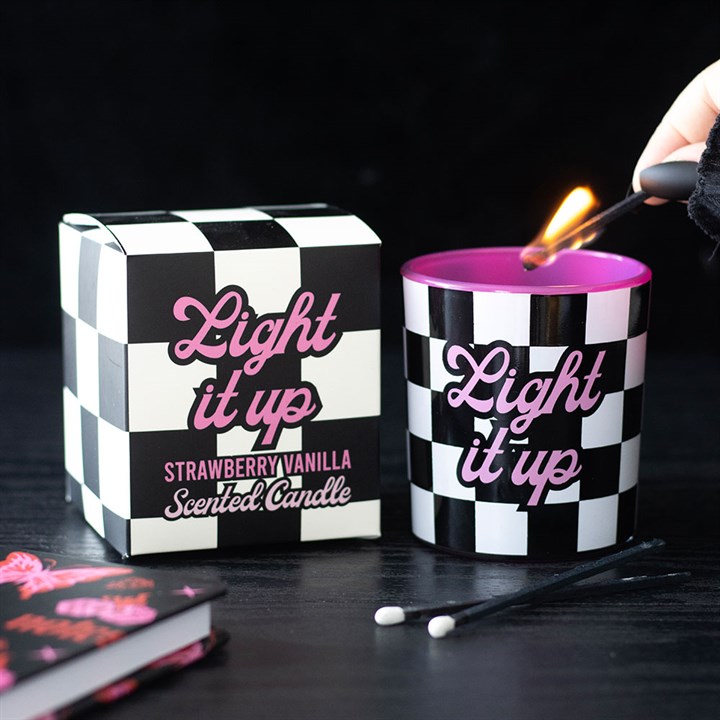 "Light It Up" Strawberry Vanilla Candle