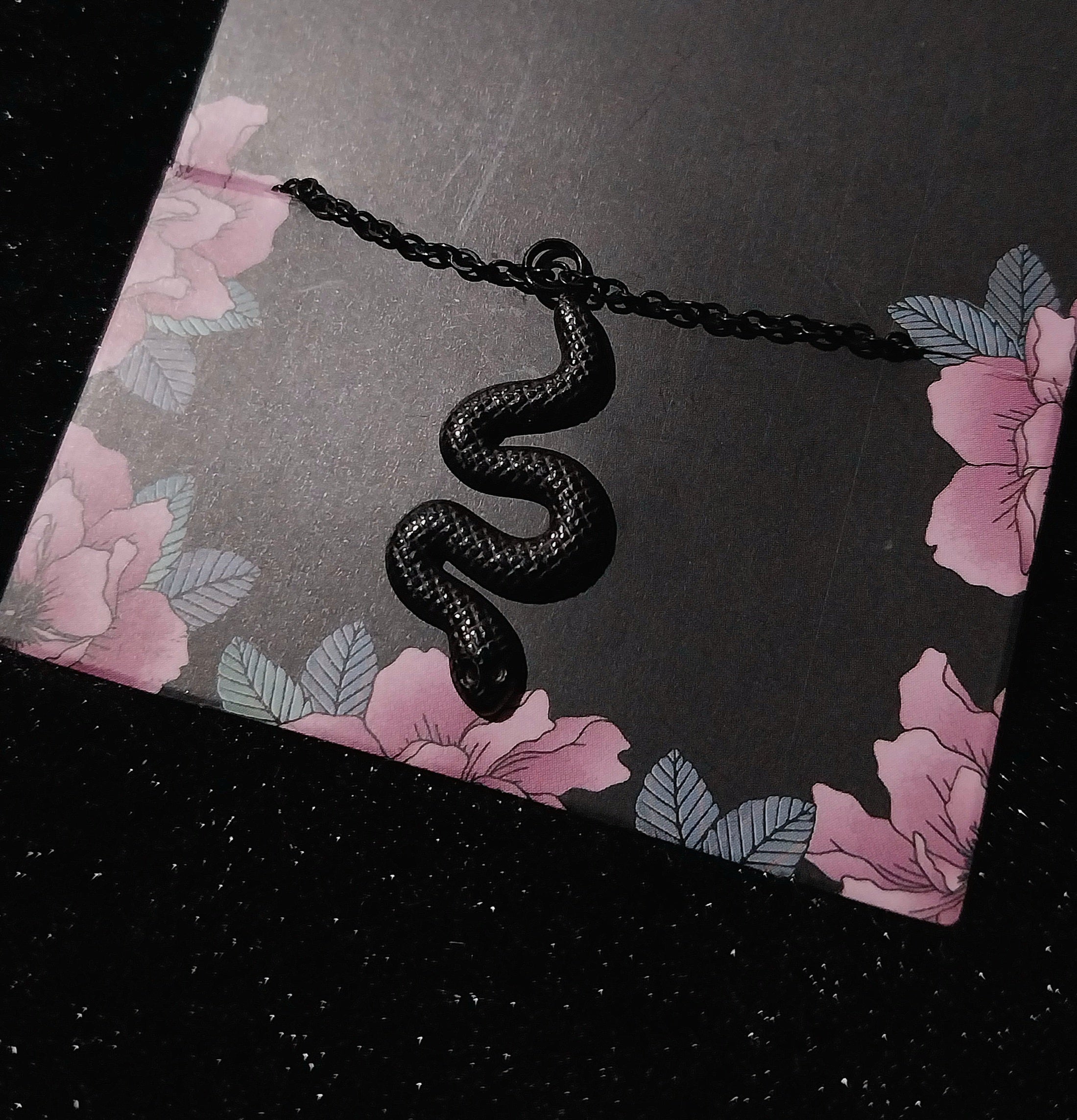 Snake Pendant Necklace