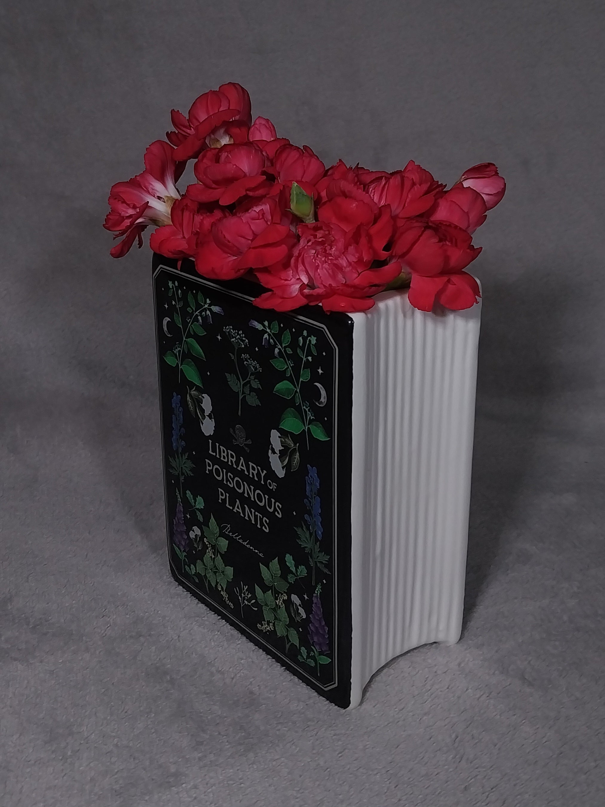 Poisonous Plants Book Shaped Vase