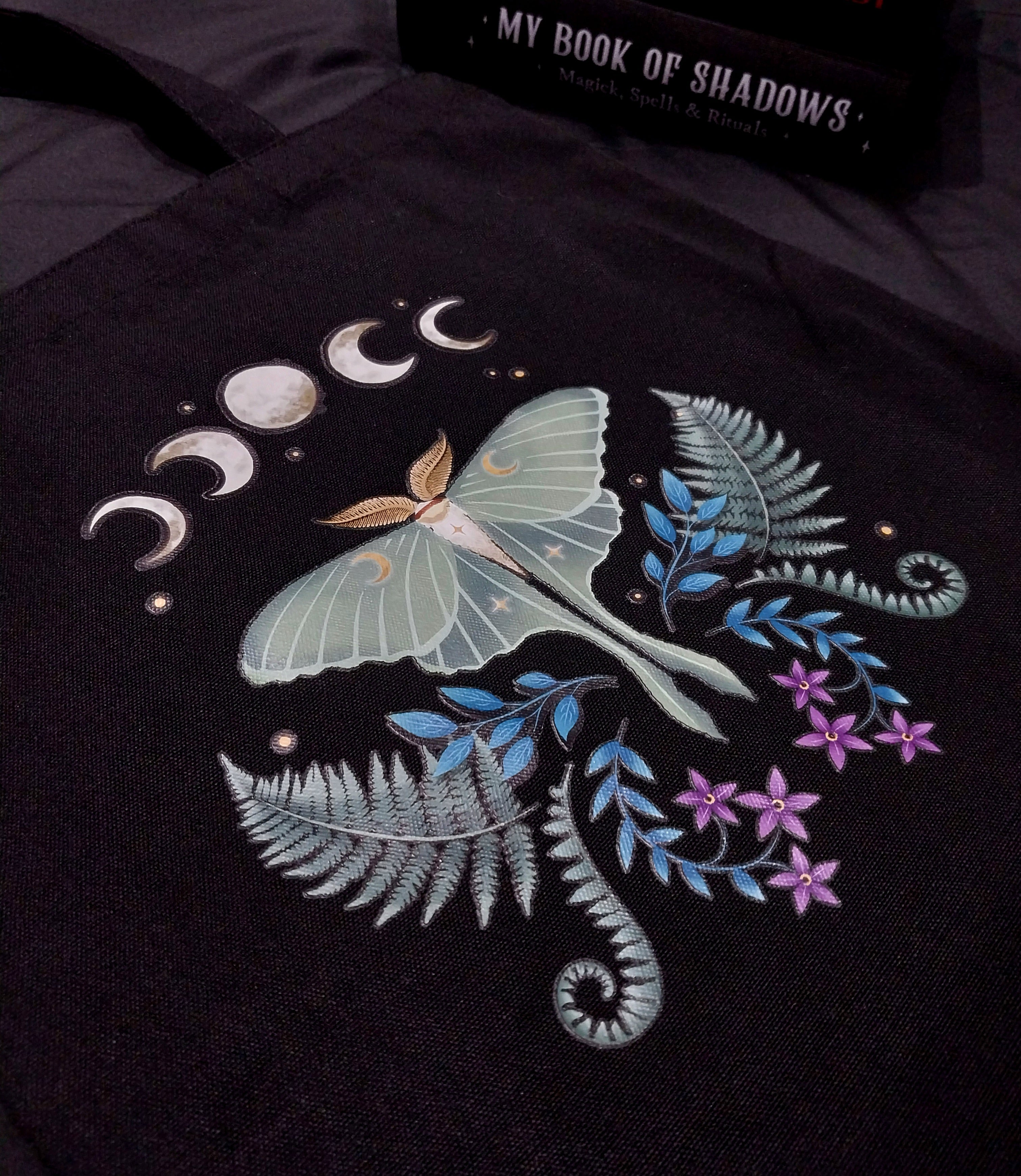 Luna Moth Polycotton Tote Bag