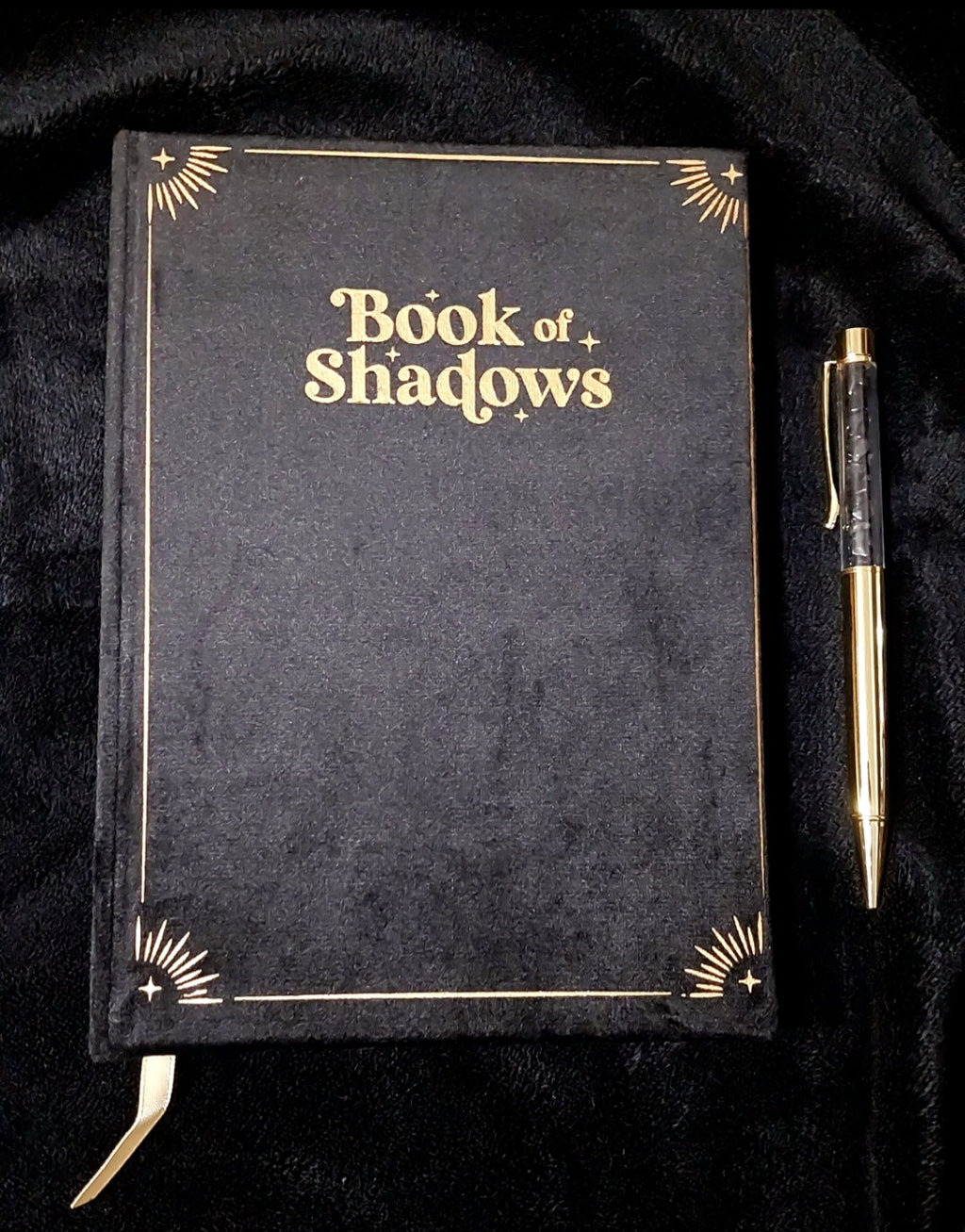 Book of Shadows Journal & Obsidian Pen Set