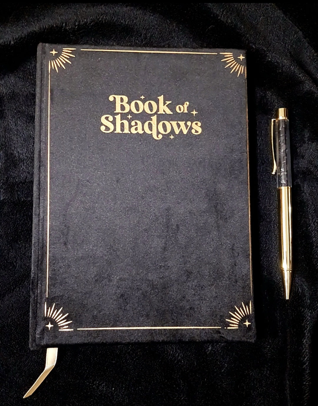 Book of Shadows Journal & Obsidian Pen Set