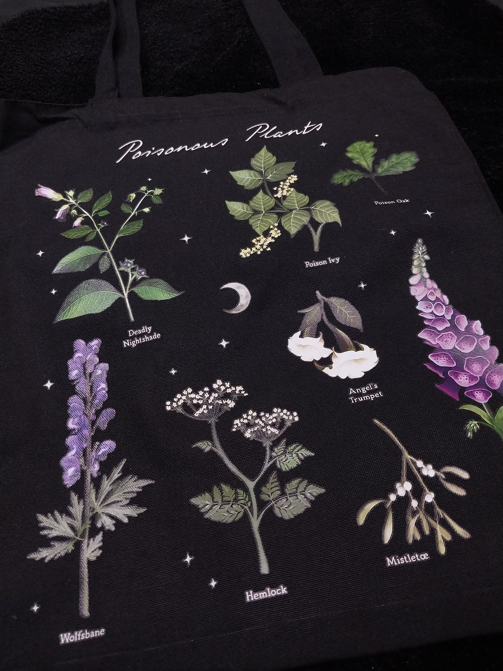 "Poisonous Plants" Eco-Friendly Polycotton Tote Bag