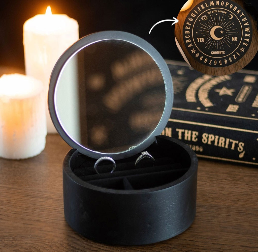 Black Talking Board Jewellery Box