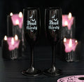 “Dead Thirsty” Set of 2 Champagne Flutes