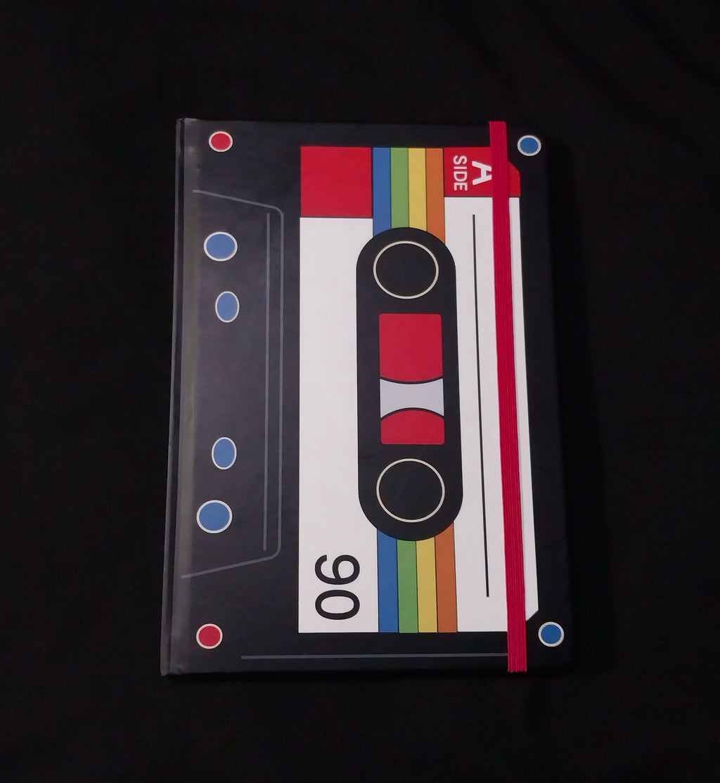 Retro Cassette Tape A5 Notebook
