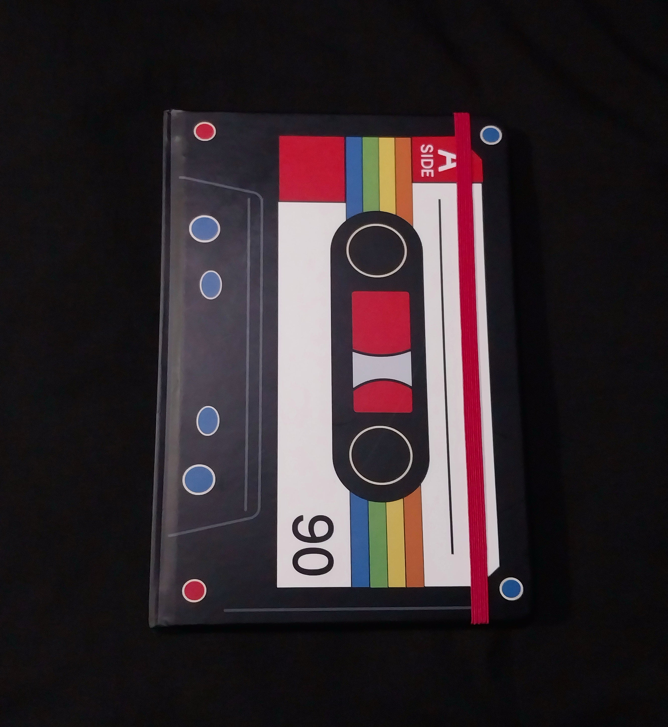 Retro Cassette Tape A5 Notebook