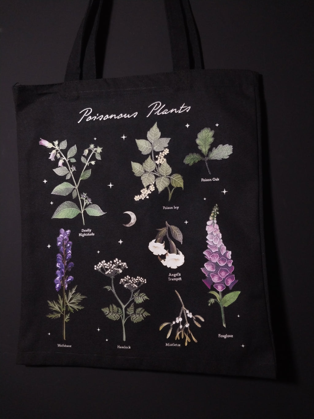 "Poisonous Plants" Eco-Friendly Polycotton Tote Bag