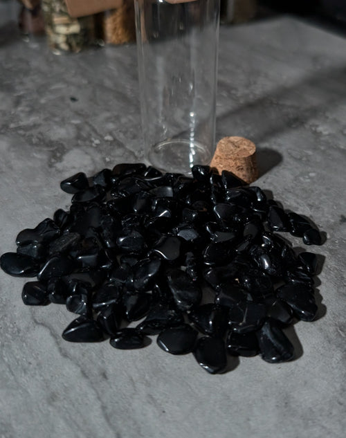 Black Obsidian Chips