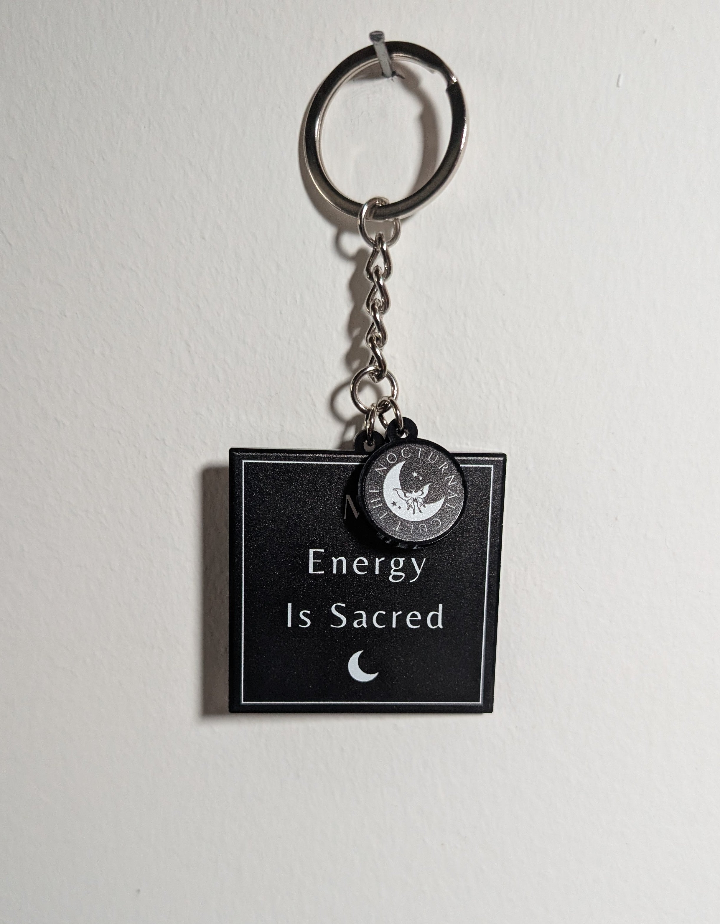 My Energy Is Sacred Keychain