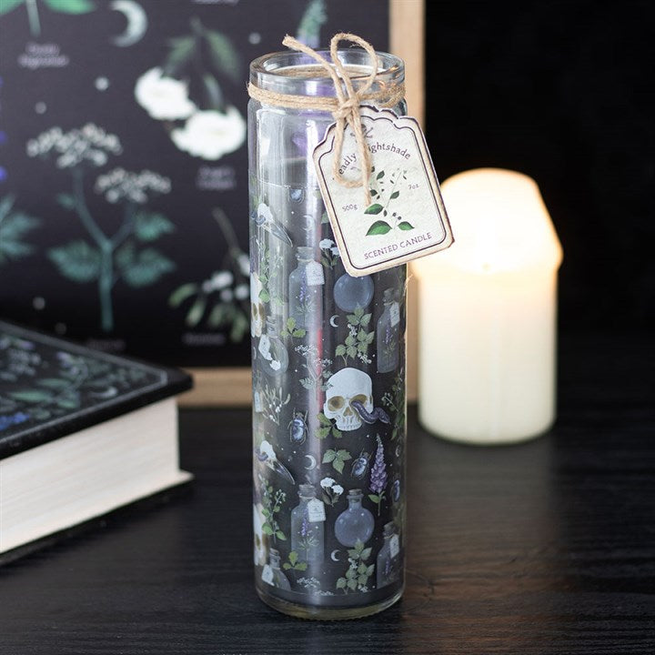 "Deadly Nightshade" Tube Candle
