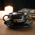 Black & Gold Talking Board Teacup & Saucer Set