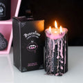 Draculina "Vampire Tears" Bleeding Pink Gothic Pillar Candle