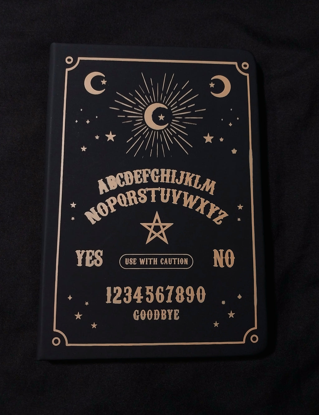 Black Talking Board A5 Notebook