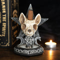 Skeleton Cat Backflow Incense Burner