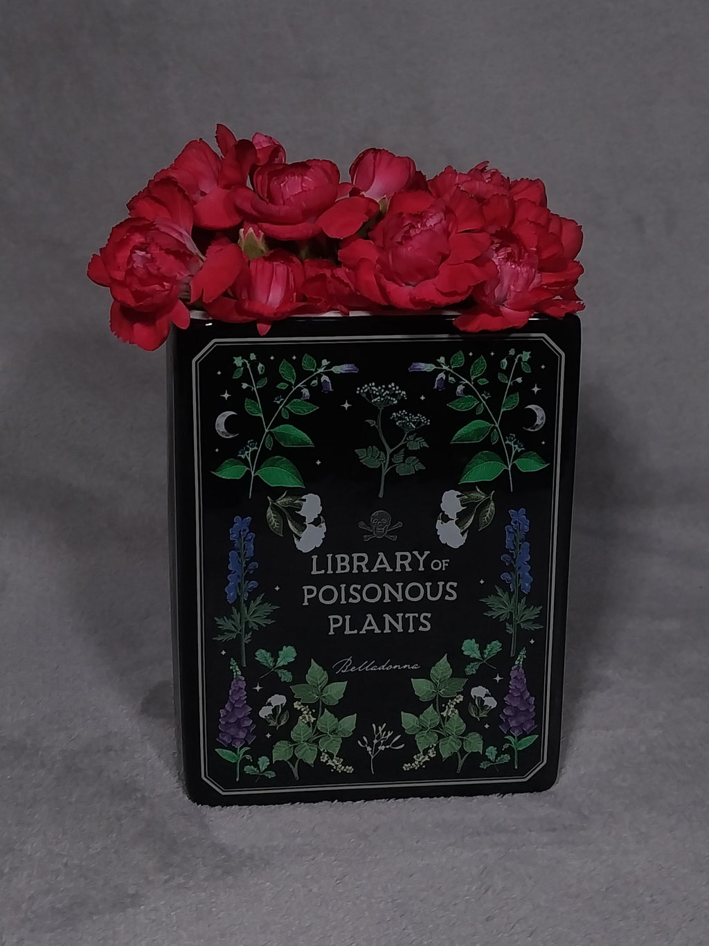 Poisonous Plants Book Shaped Vase