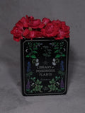 Poisonous Plants Book Shaped Vase