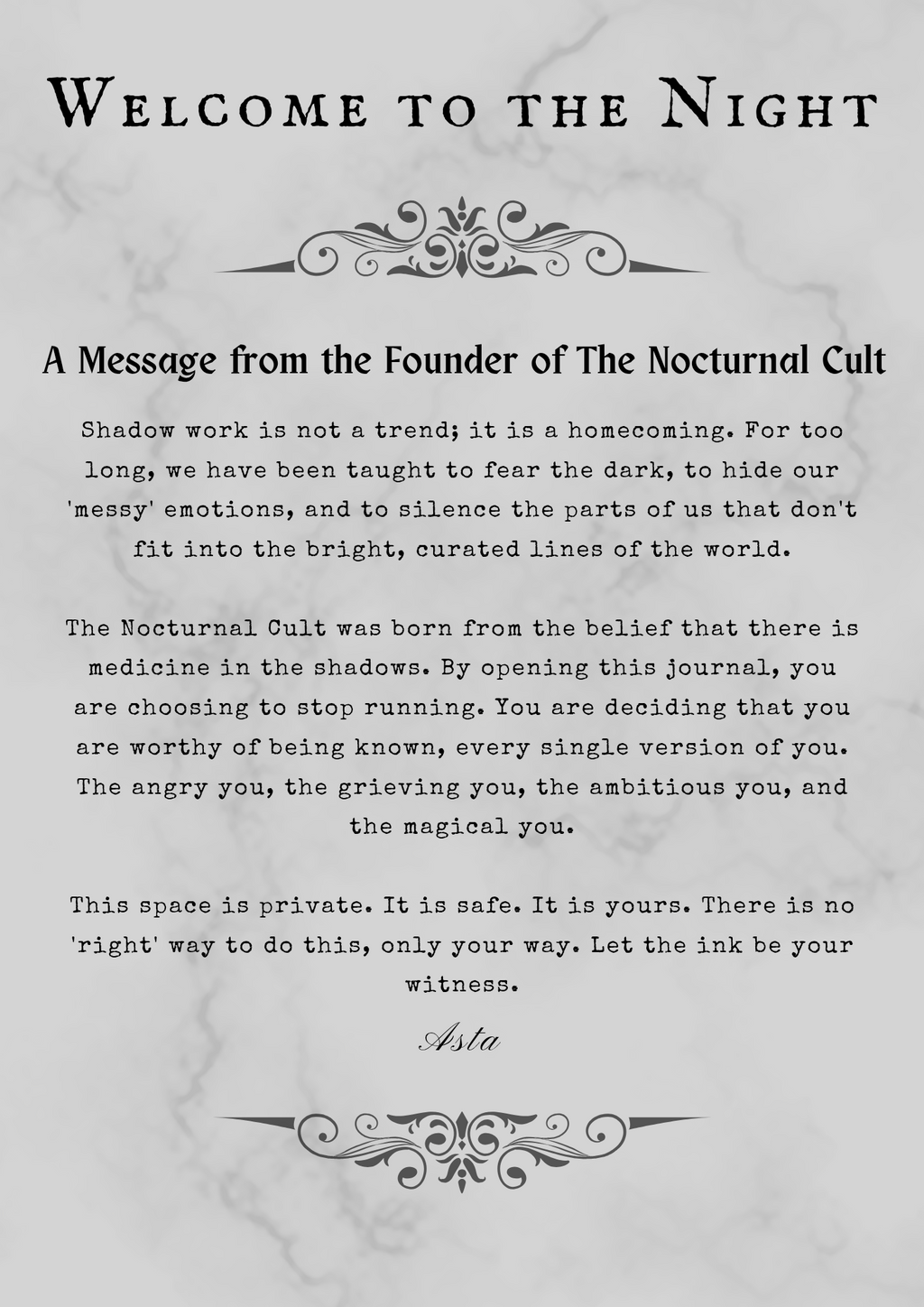The Nocturnal Shadow Work Journal