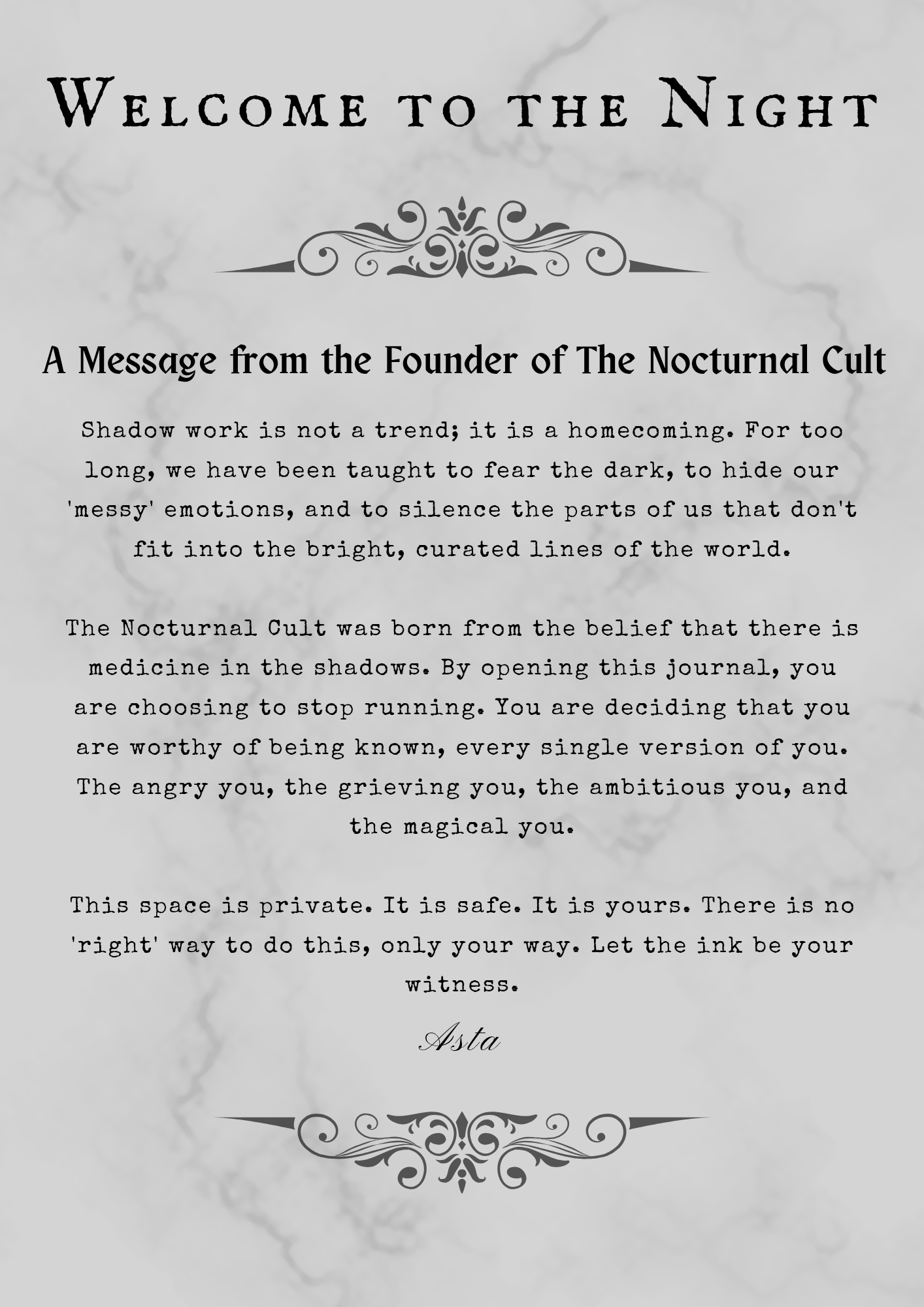 The Nocturnal Shadow Work Journal