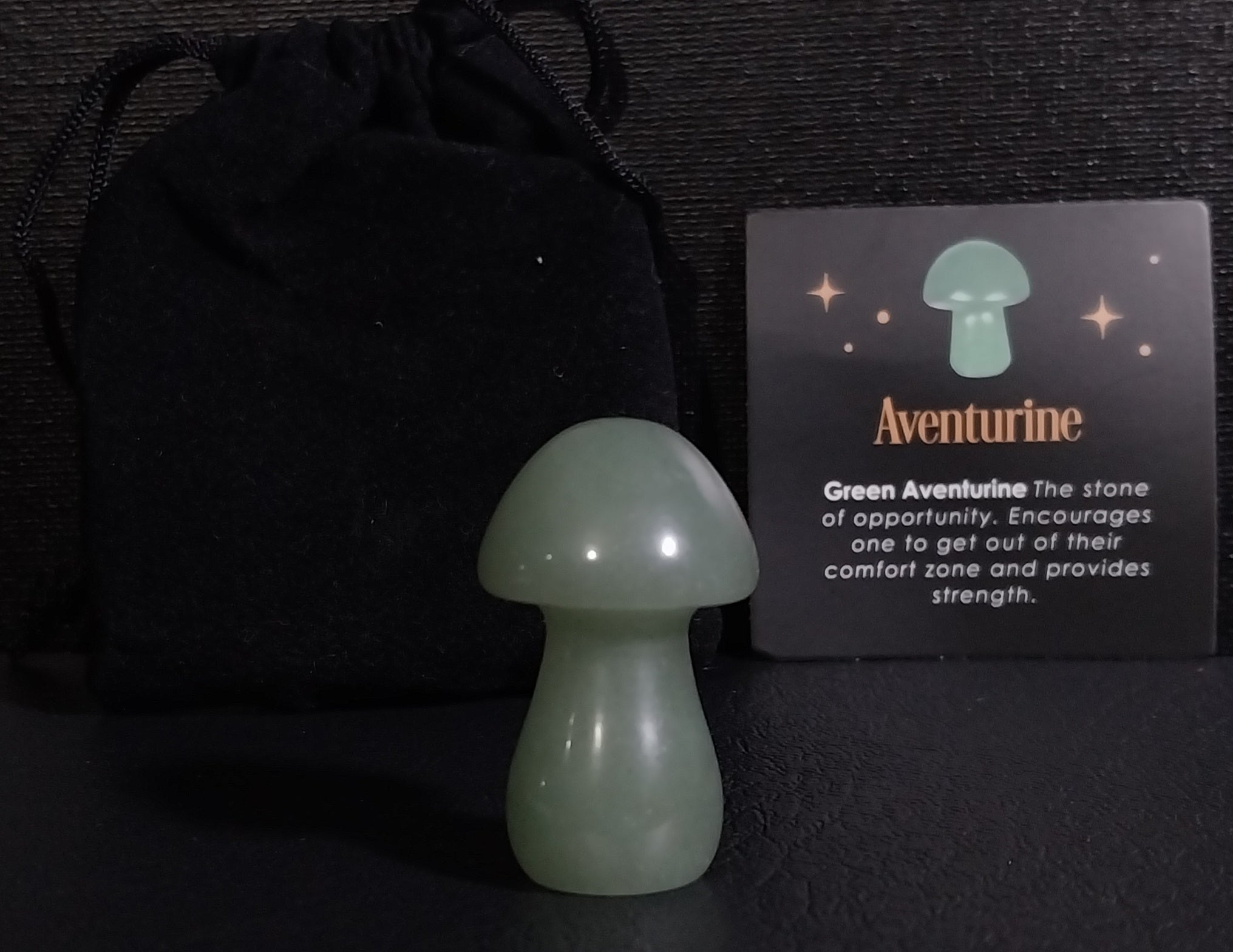 Aventurine Crystal Mushroom