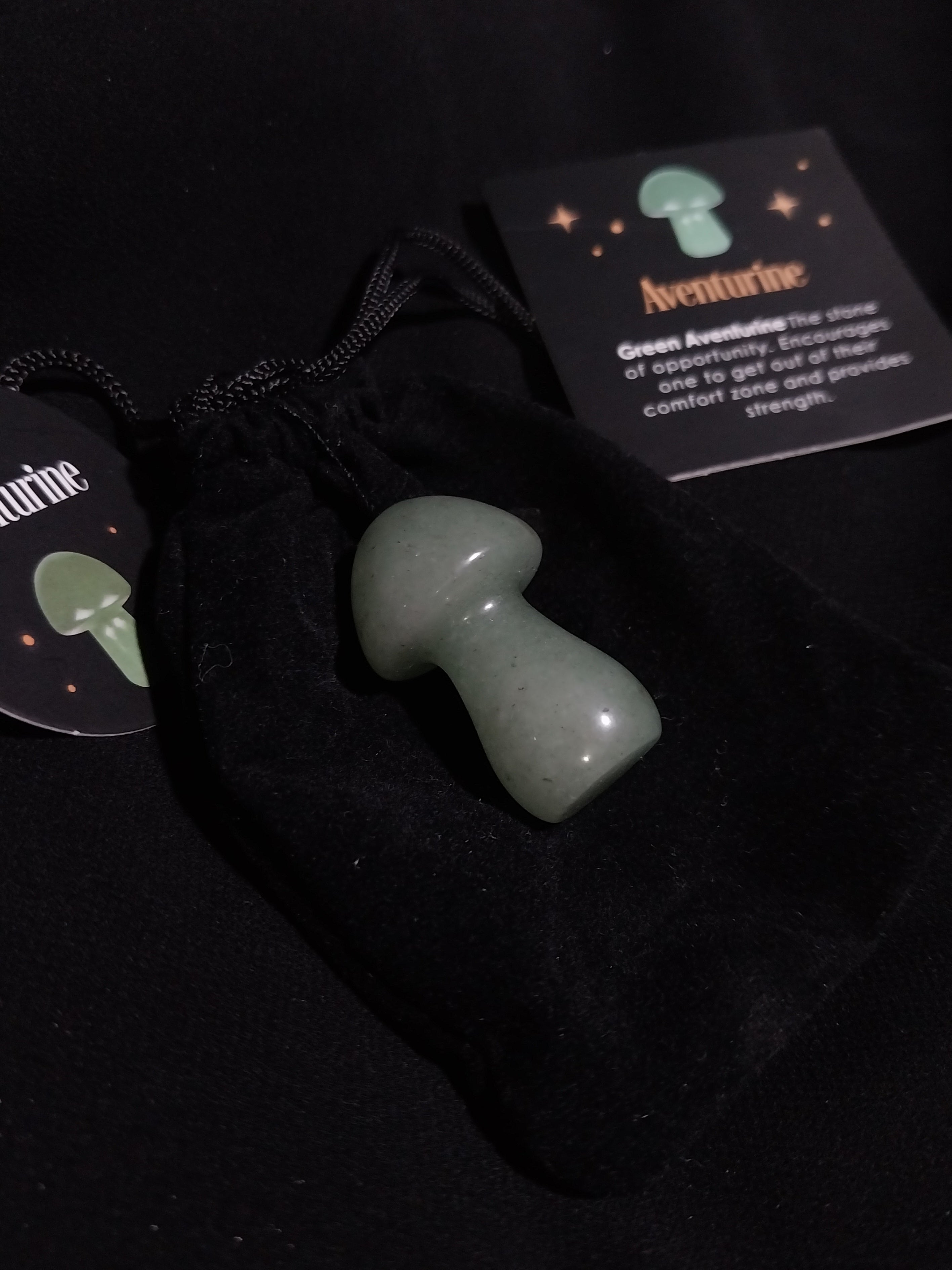 Aventurine Crystal Mushroom