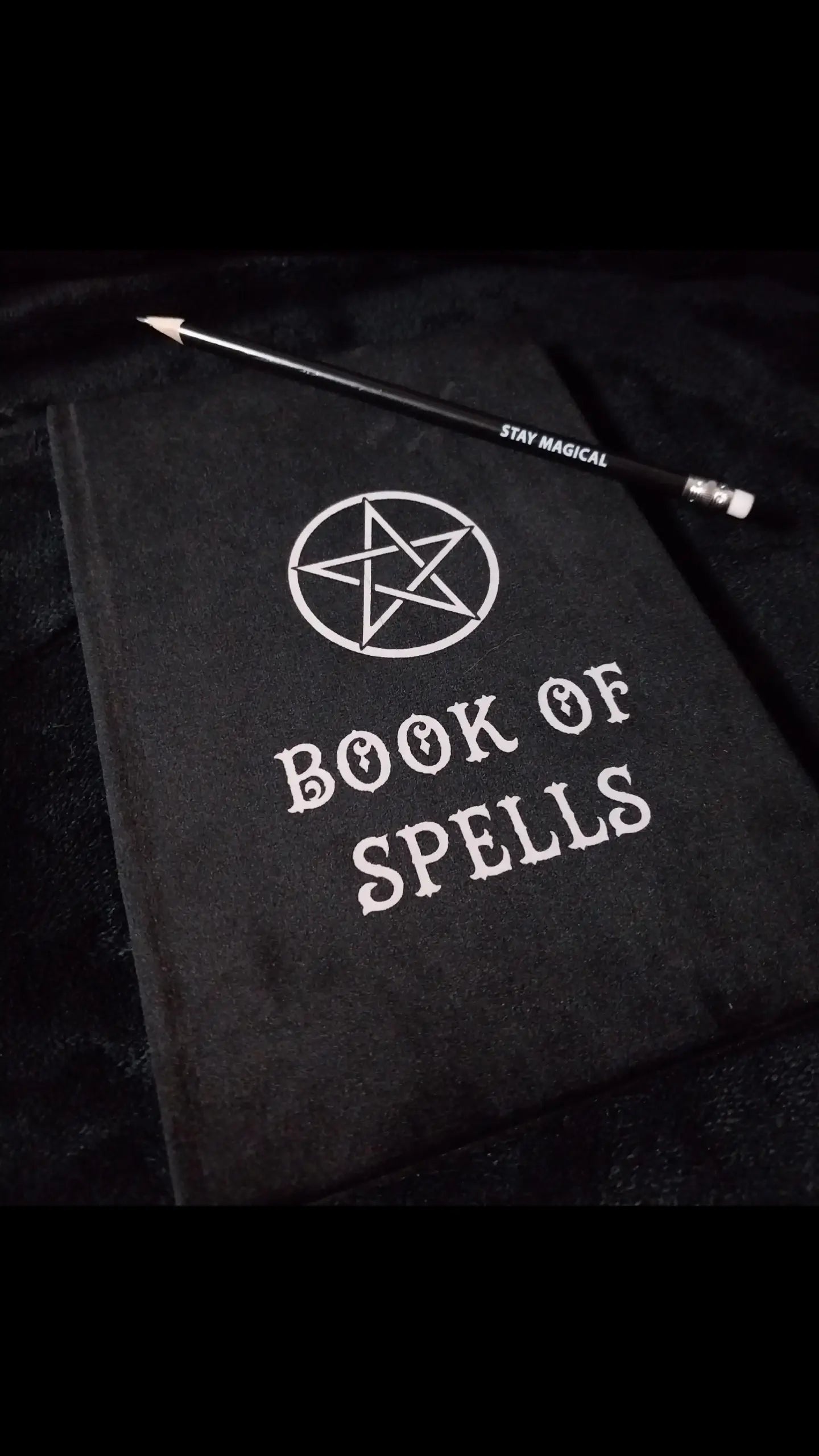 Book of Spells Velvet Notebook