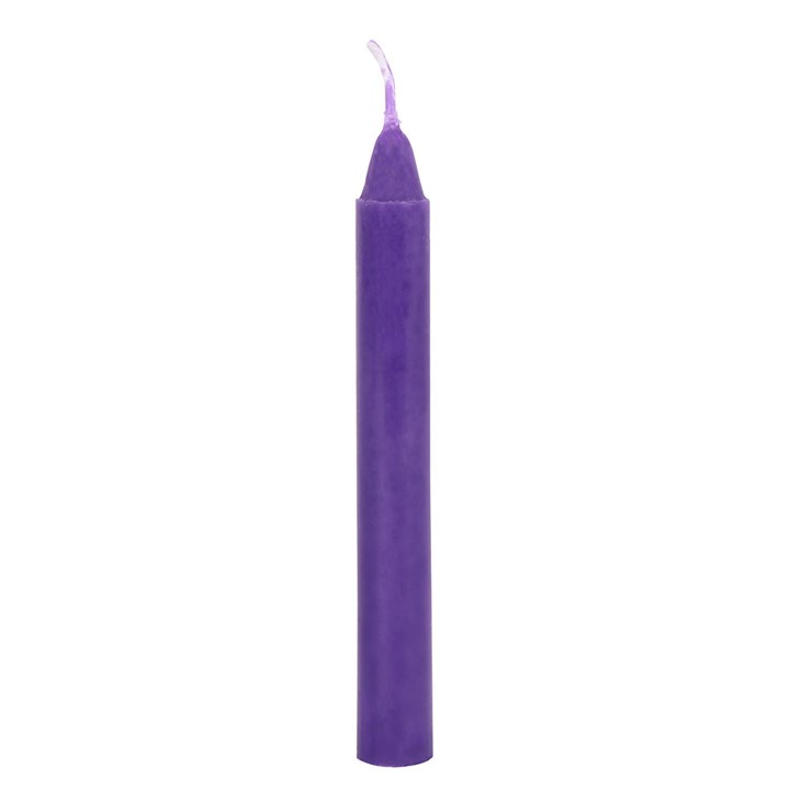 Pack of 12 Purple 'Prosperity' Spell Candles