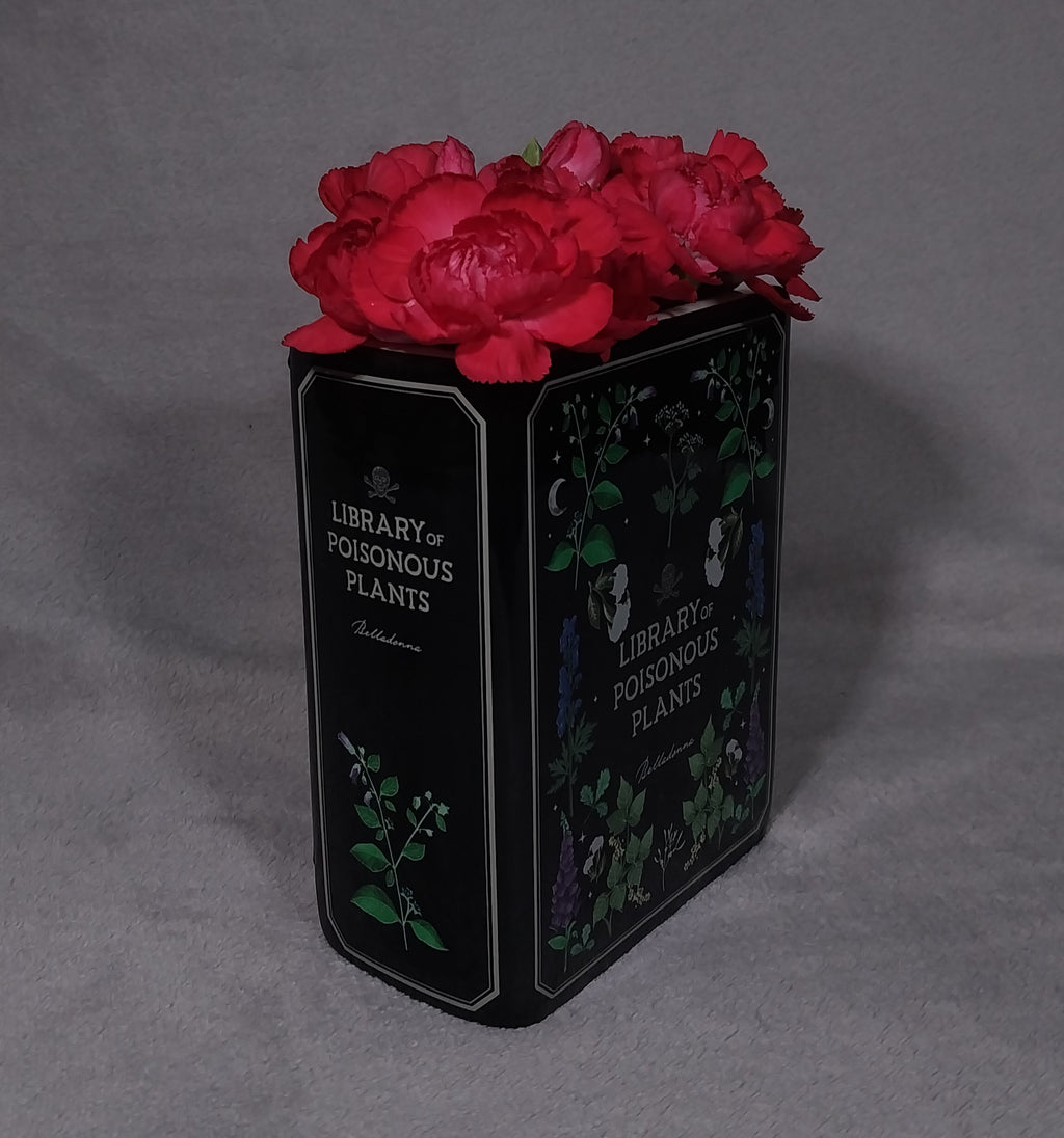 Poisonous Plants Book Shaped Vase