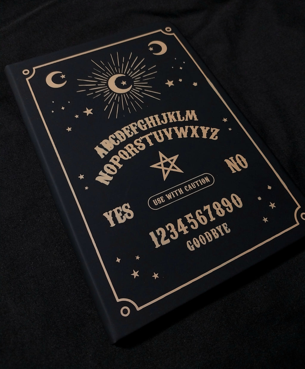 Black Talking Board A5 Notebook