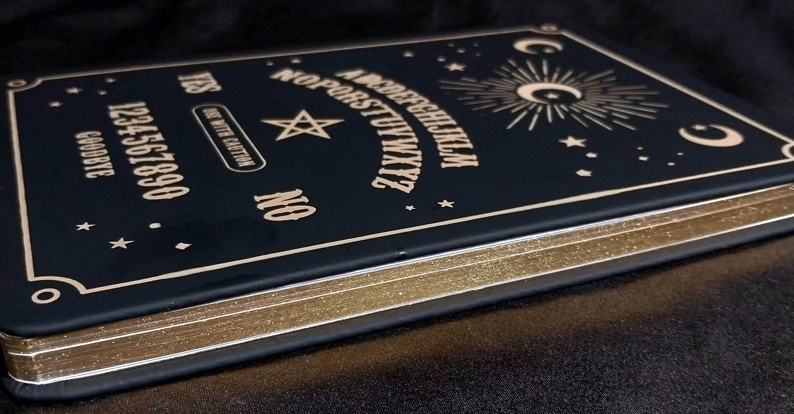 Black Talking Board A5 Notebook