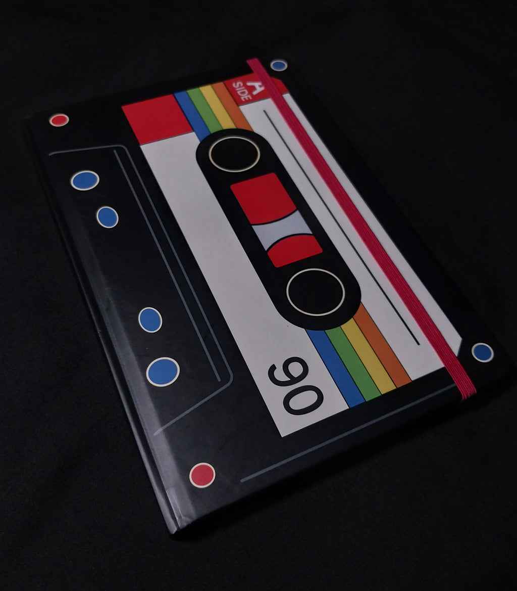Retro Cassette Tape A5 Notebook