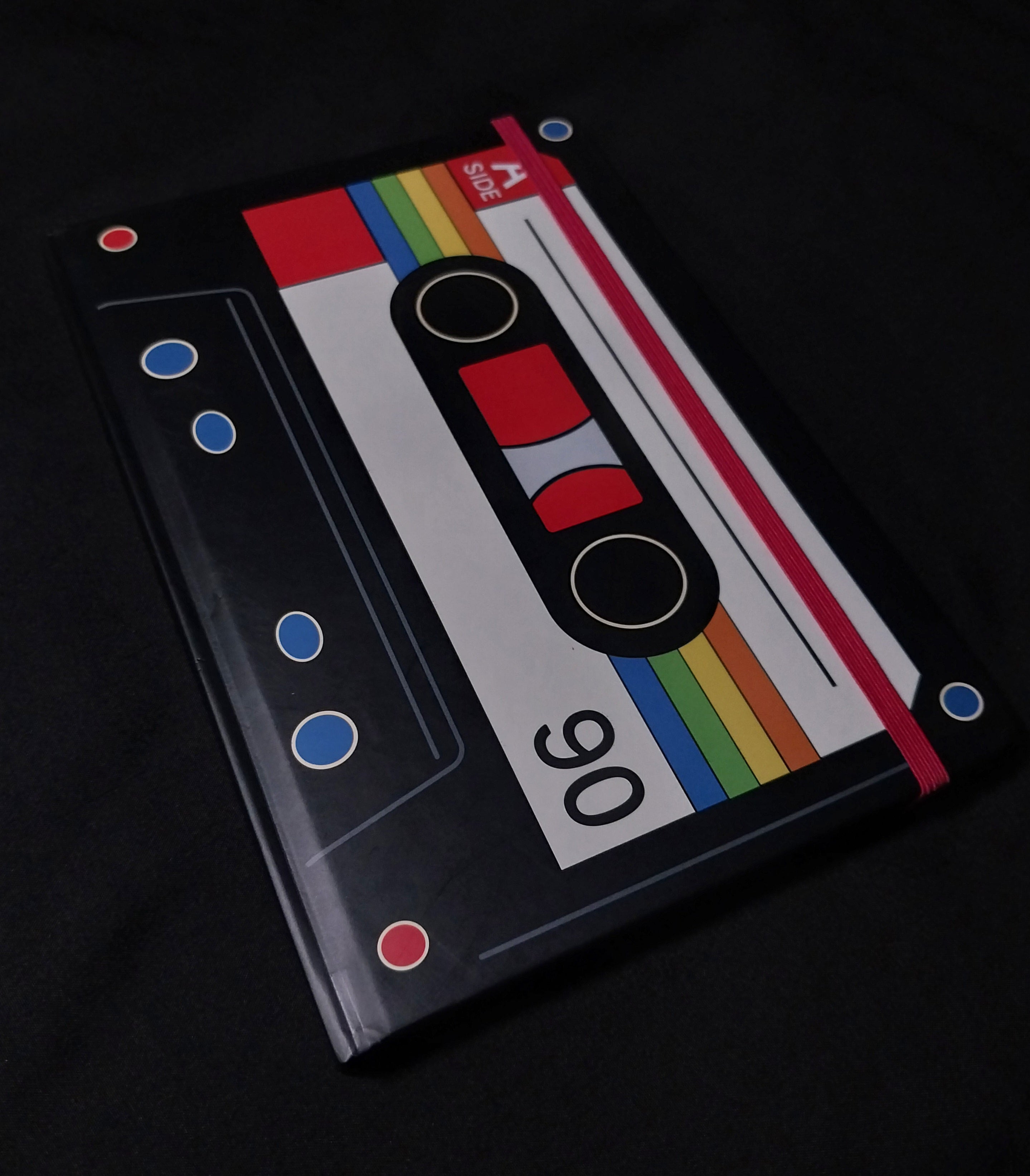 Retro Cassette Tape A5 Notebook