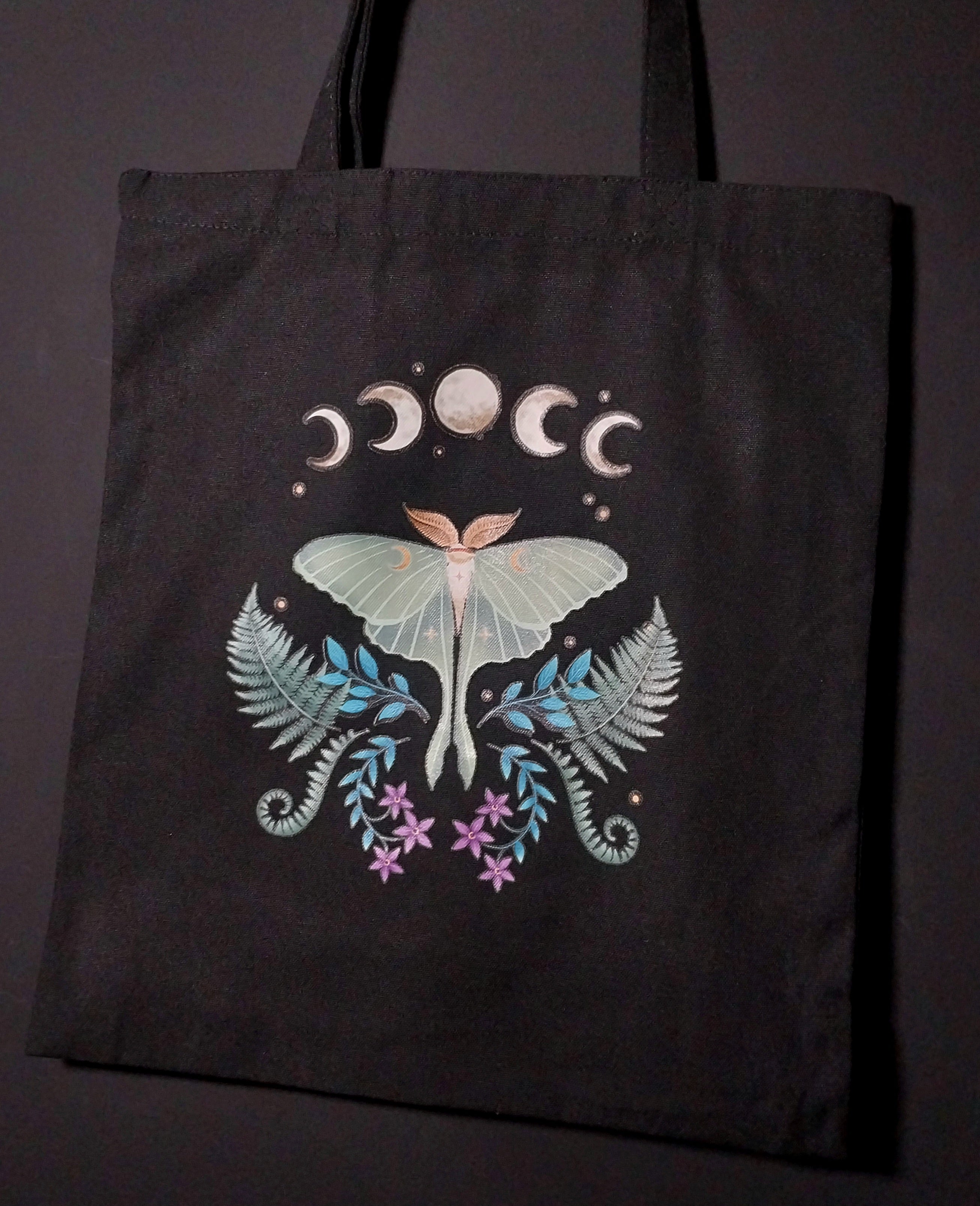 Luna Moth Polycotton Tote Bag