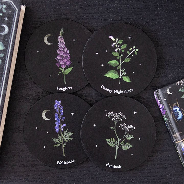"Poisonous Plants" Coaster Set